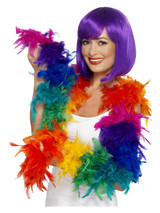 Feather Boa, 80g, Rainbow