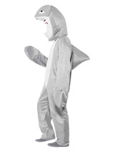 Shark Costume, Grey, Adult