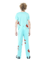 Zombie Surgeon Costume, Blue