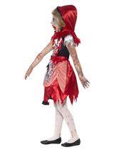 Zombie Miss Hood Costume, Red