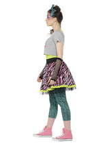 80s Wild Child Costume, Multi-Coloured