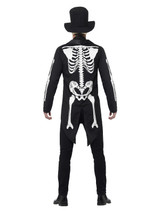 Day of the Dead Senor Skeleton Costume, Black