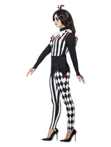 Female Jester Costume, Black