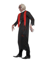 Zombie High Priest Costume, Black