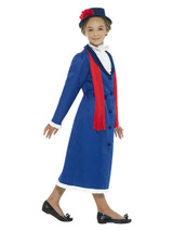 Victorian Nanny Costume, Blue, Child