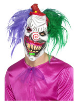 Kolorful Killer Klown Mask, Multi-Coloured