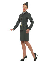 WW2 Army Girl Costume, Green