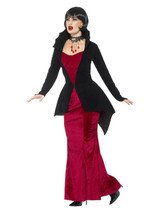 Deluxe Regal Vampiress Costume, Red