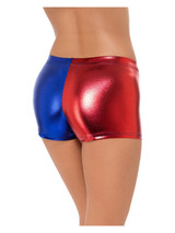 Fever Miss Jester Whiplash Shorts, Red & Blue