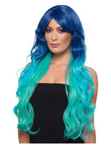 Fashion Mermaid Wig, Wavy, Extra Long, Multi-Colou