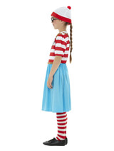 Where's Wally? Wenda Deluxe Costume, Red & White