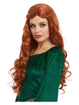 Medieval Princess Wig, Auburn