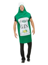 Gin Bottle Costume, Green