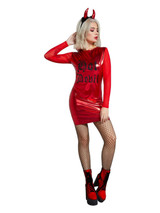 Fever Hot Devil Witch Costume, Red