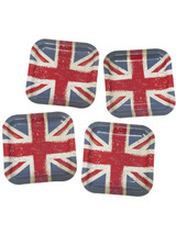 Union Jack Vintage Print Paper Plates