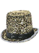 Fever Deluxe Felt & Sequin Top Hat