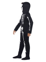 Skeleton Costume, Black, Child