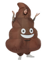 Inflatable Poop Costume, Brown