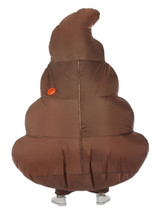 Inflatable Poop Costume, Brown