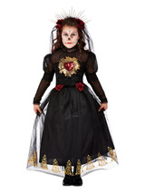 Deluxe DOTD Sacred Heart Bride Costume, Black, Girls