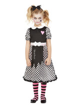 Broken Doll Costume, Black & White