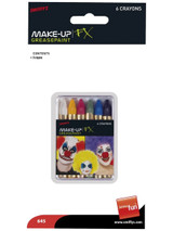 Smiffys Make-Up FX, Carnival Face/Body Crayons,