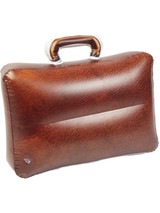 Inflatable Briefcase, Brown