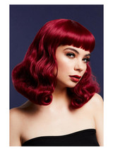 Fever Bettie Wig with Short Fringe, Plum