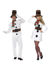 Mr and Mrs Snowman Couples Costume