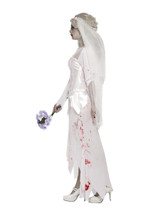 Till Death Do Us Part Zombie Bride and Groom Couples Costume