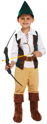 Boys Robin Hood Fancy Dress Costume 6