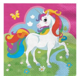 Rainbow Unicorn Party Napkins