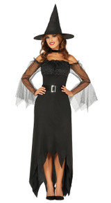 Ladies Traditional Witch Fancy Dress Costume