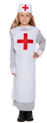 Girls WW1 Nurse Fancy Dress Costume 2