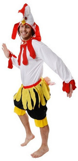 Mens Chicken Fancy Dress Costume