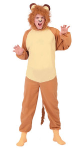 Mens Lion Fancy Dress Costume