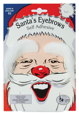 Mens Bushy Santa Eyebrows Fancy Dress Accessory