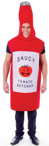 Mens Tomato Sauce Fancy Dress Costume