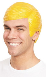 Mens President Trump Fancy Dress Latex Wig