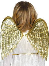 Childs Gold Angel Wings