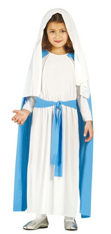 Girls Virgin Mary Fancy Dress Costume
