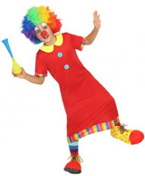 Child's Clumsy Clown Fancy Dress Costume