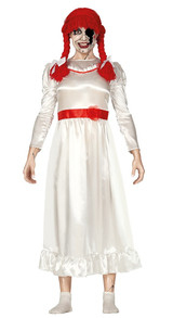 Ladies Horror Doll Fancy Dress Costume