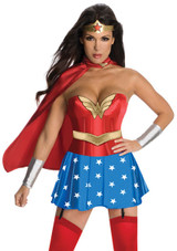 Ladies Wonder Woman Fancy Dress Costume