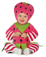 Baby Girls Strawberry Fancy Dress Costume