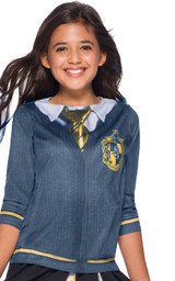 Girls Hufflepuff House Fancy Dress Top