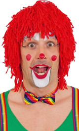 Adults Red Mop Clown Wig