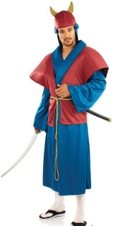 Mens Samurai Warrior Fancy Dress Costume