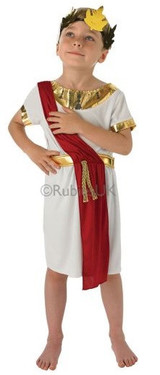 Boys Roman Toga Fancy Dress Costume 2