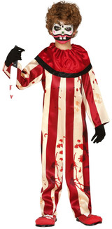 Boys Horror Clown Fancy Dress Costume